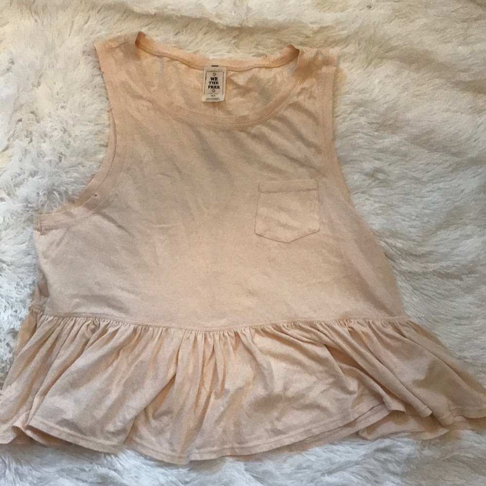 Muscle peplum tank